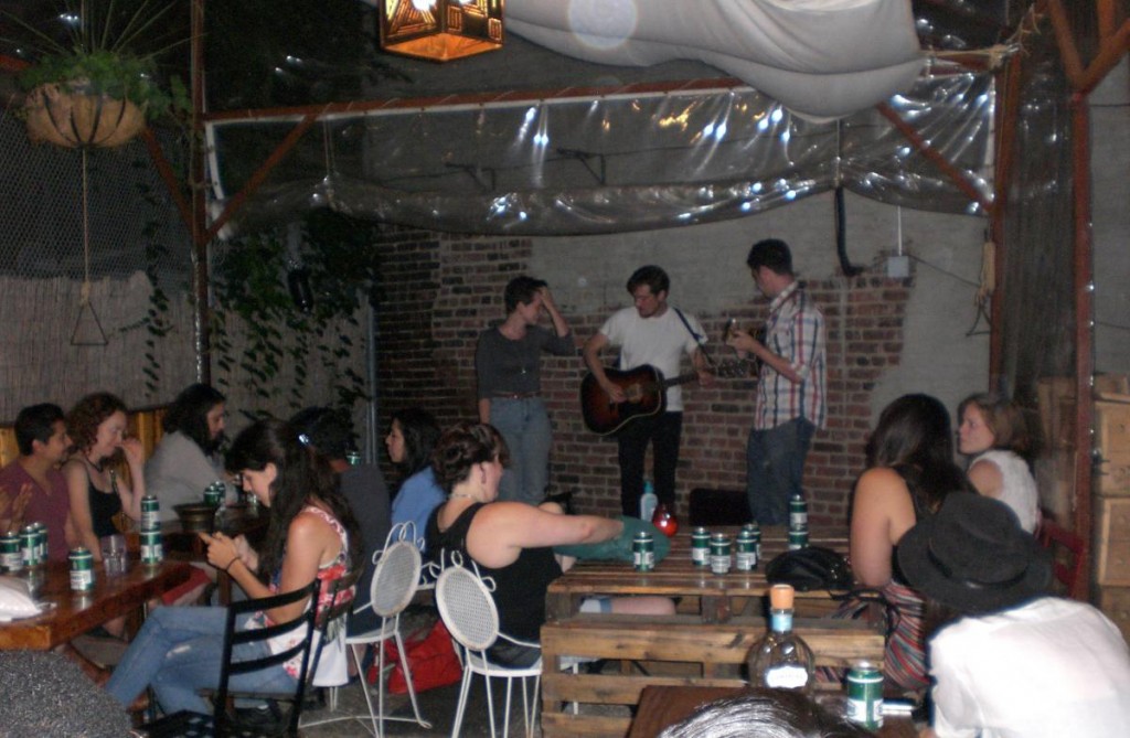 Ghost Rodeo playing at Daily Press Coffee in Bed-Stuy, Brooklyn to kick off the Coffee Residency