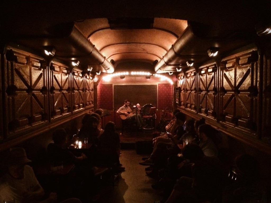 Chris Peck playing at Pete's Candy Store to benefit CODEMU